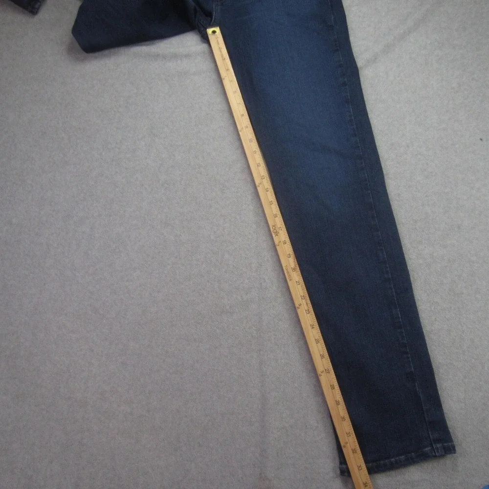Paige Jeans Mens 30 (31x33.5) Federal Slim Straight Stretch Dark Wash Denim READ